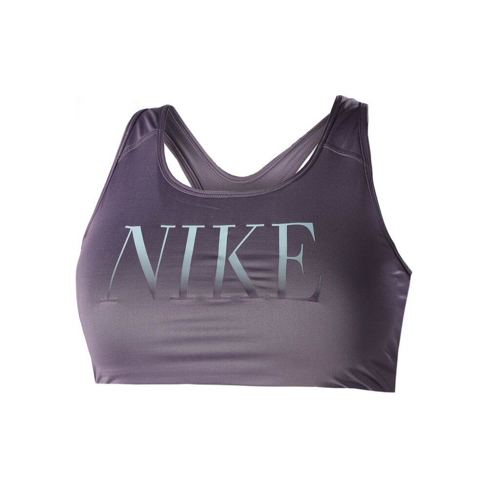 Nike Dri-Fit Swoosh Graphic Plus Size Soutien-gorge Sport Femmes - Violet , Argent