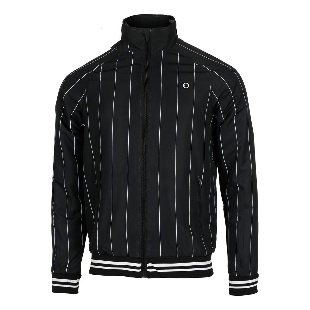 Tennis-Point Stripes Veste De Survêtement Edition Spéciale Hommes - Noir , Blanc