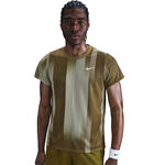 V&ecirc;tements Nike Nike Court Dri-Fit Victory Print T-shirt Hommes-Vert Olive