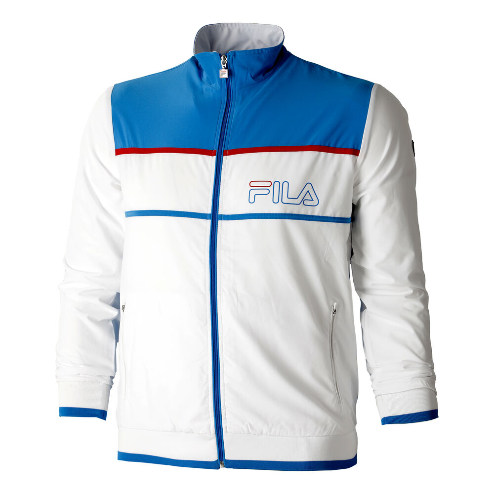 Fila Frankie Veste De Survêtement Hommes - Blanc , Bleu