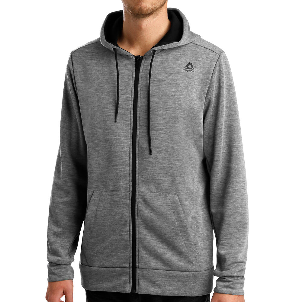 Workout Melange Double Knit Full-Zip Veste De Survêtement Hommes