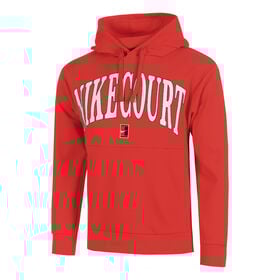 Image de Court Dri-FIT Fleece High Rise Sweat À Capuche Hommes-Rouge