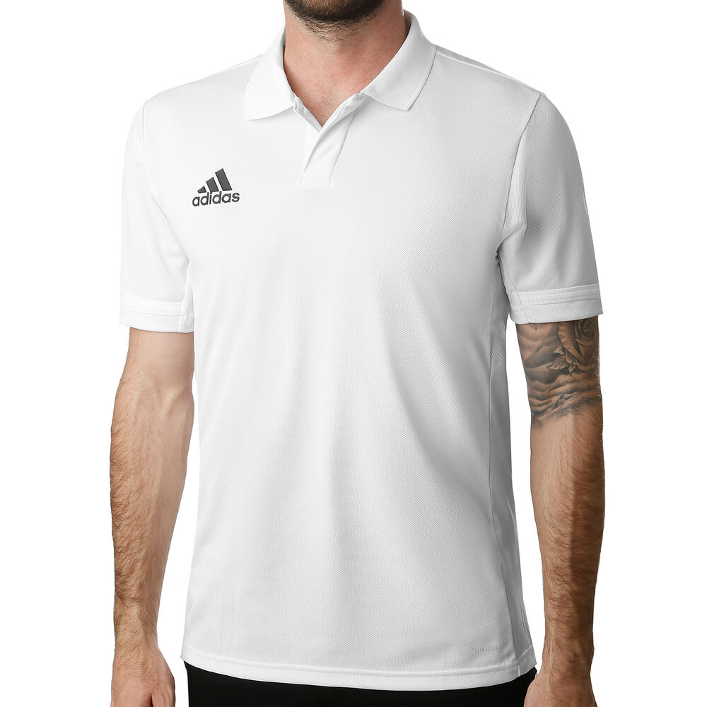 adidas T19 Polo Hommes - Blanc , Noir