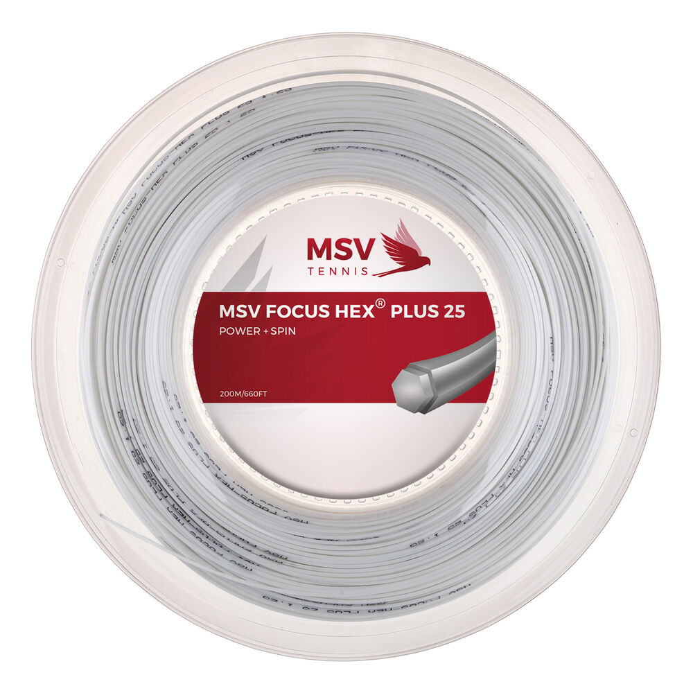 MSV Focus-HEX Plus 25 Bobine Cordage 200m - Blanc