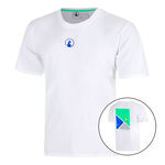 V&ecirc;tements Quiet Please Quiet Please Crush T-Line T-shirt Hommes-blanc, bleu