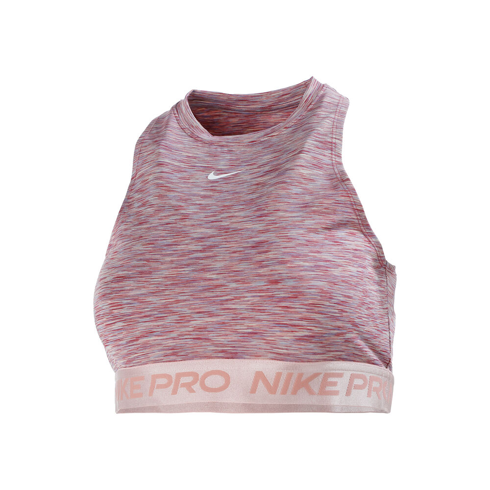 Nike Pro Cropped SDY PP2 Débardeur Tank Top Femmes - Pink , Blanc