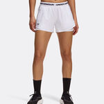 V&ecirc;tements de tennis Under Armour Under Armour Tech Play Up 2in1  Shorts Femmes - blanc