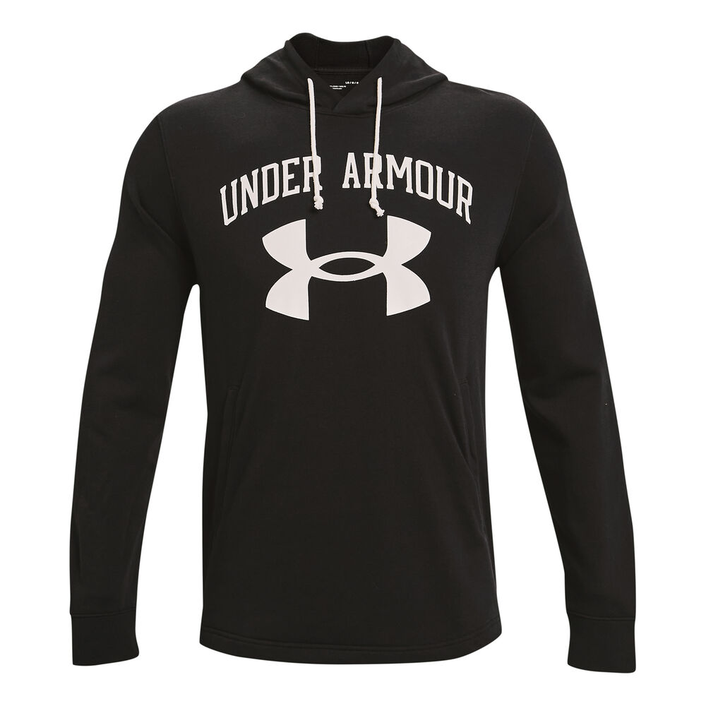 Under Armour Rival Terry Big Logo Sweat à Capuche Hommes - Noir , Blanc