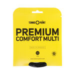 Tennis-Point Tennis-Point Premium Comfort Multi Cordage En Garniture 12m-Noir