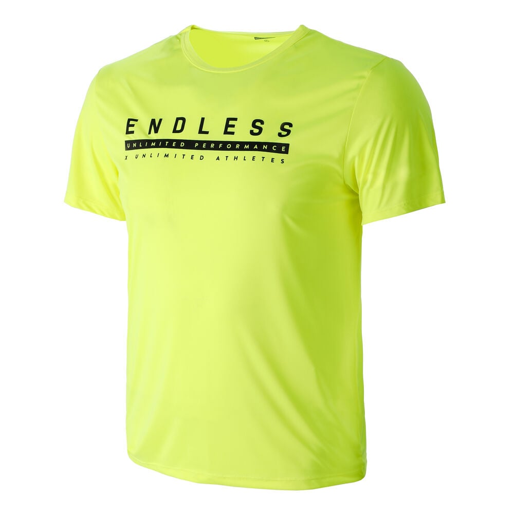 Endless Ace Unlimited T-shirt Hommes - Jaunes Fluo , Noir
