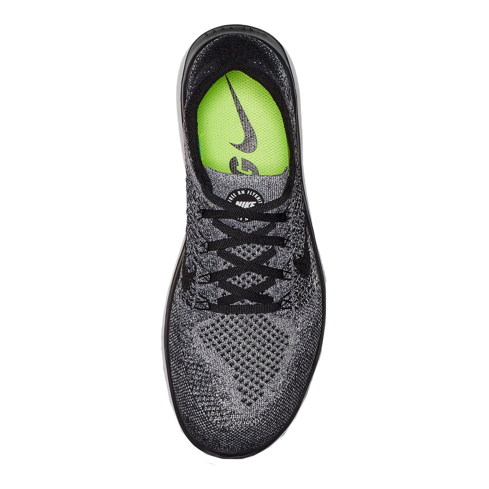 Free Run Flyknit 2018 Chaussure De Fitness Hommes Blanc Noir