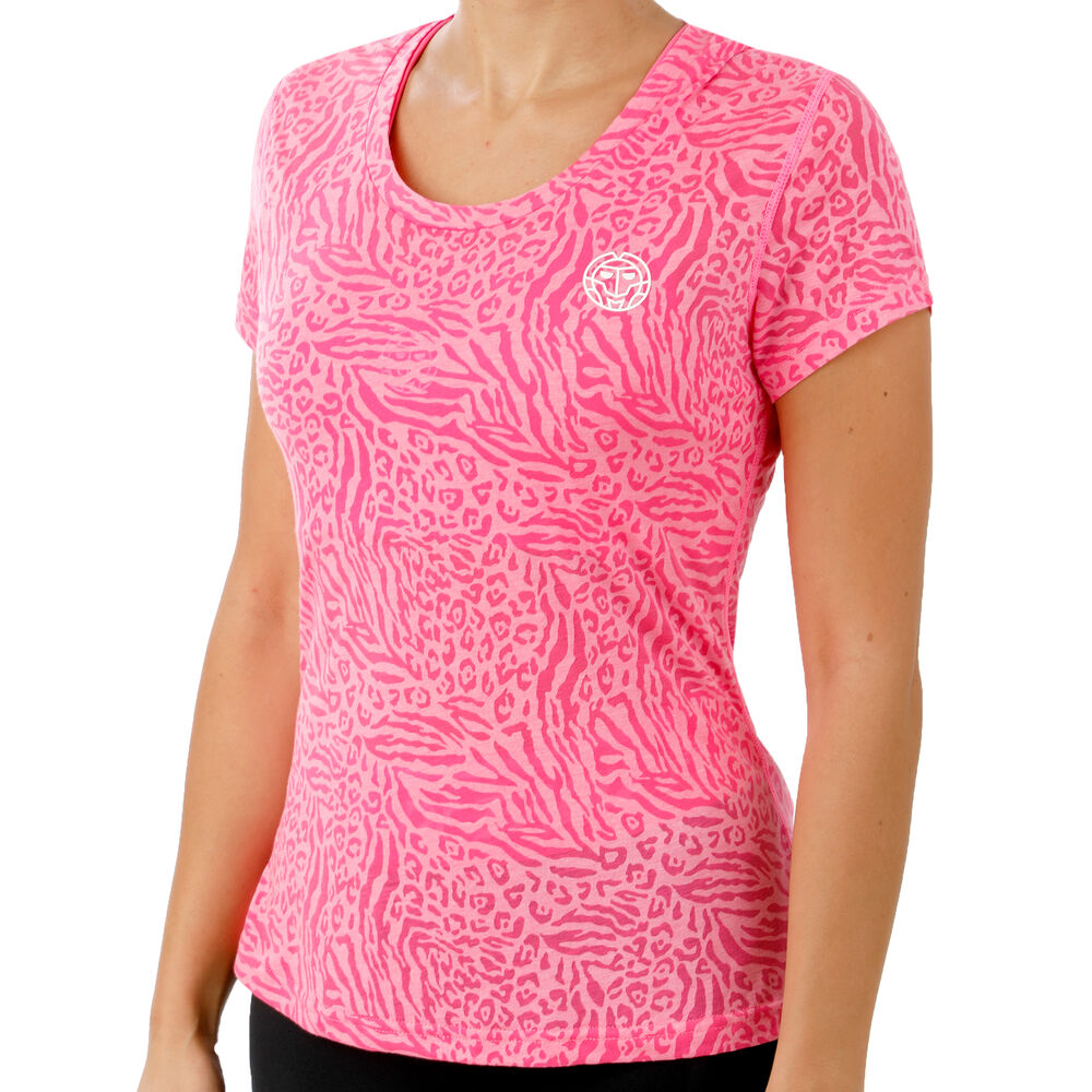 BIDI BADU Anni Bournout Tech T-shirt Femmes - Pink , Blanc