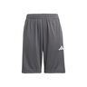 Essentials 3Stripes Shorts Enfants-Gris Foncé