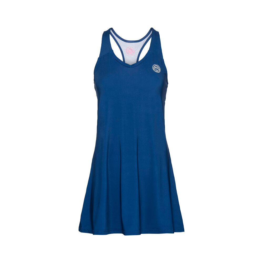 BIDI BADU Amaka Tech Robe Filles - Bleu Foncé , Blanc