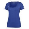 Play Cap Sleeve T-shirt Filles-Bleu Foncé,Blanc