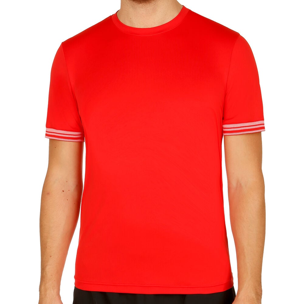 Wilson Team Solid Crew T-shirt Hommes - Rouge , Blanc