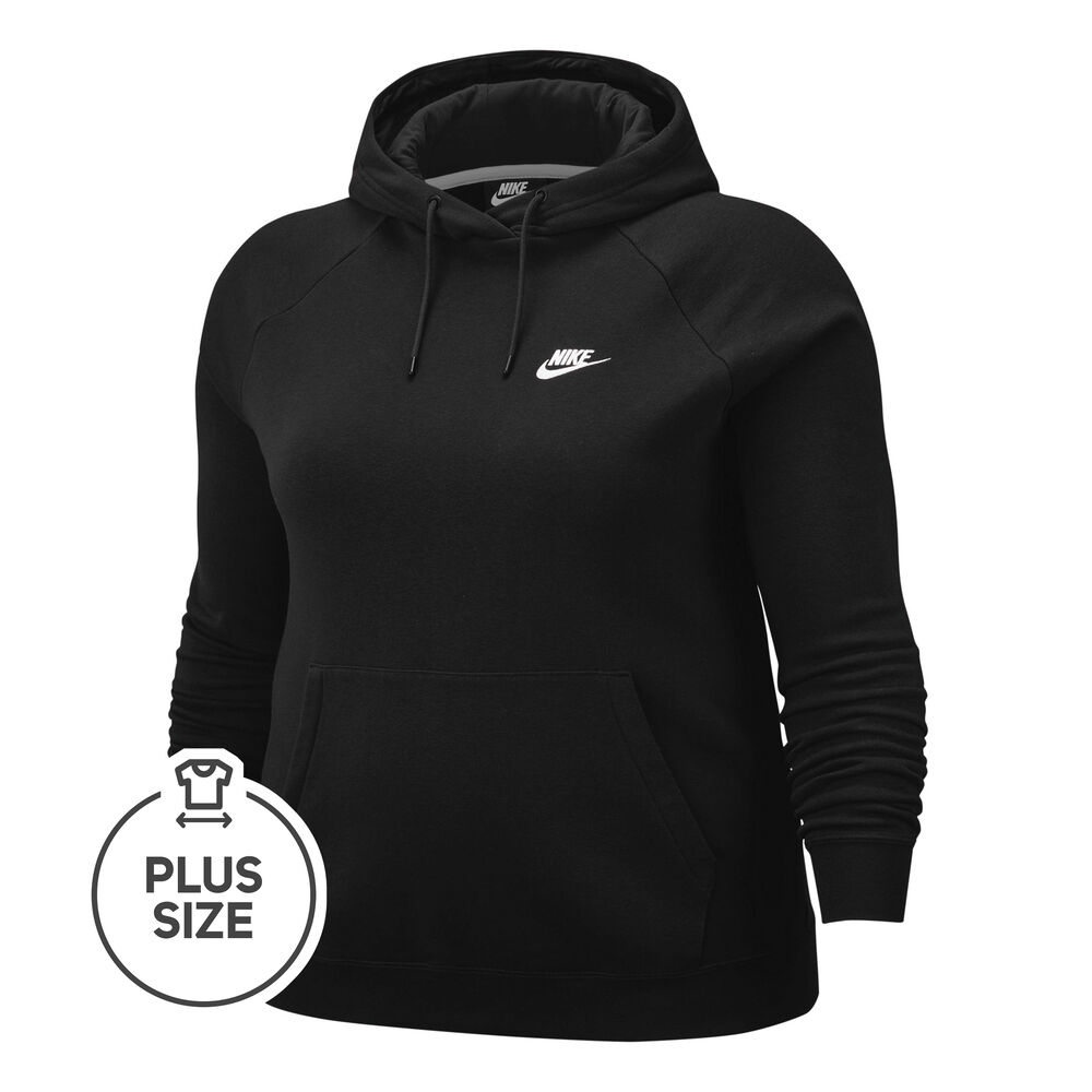 Nike Sportswear Essential Plus Size Sweat à Capuche Femmes - Noir , Blanc
