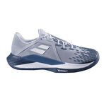 Chaussures de tennis Babolat Babolat Propulse Fury 3 Chaussure Terre Battue Hommes-Gris,Blanc