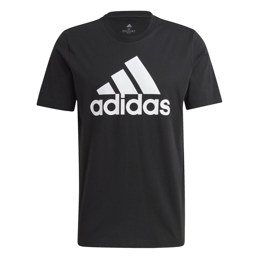 adidas Big Logo Single T-shirt Hommes - Noir , Blanc