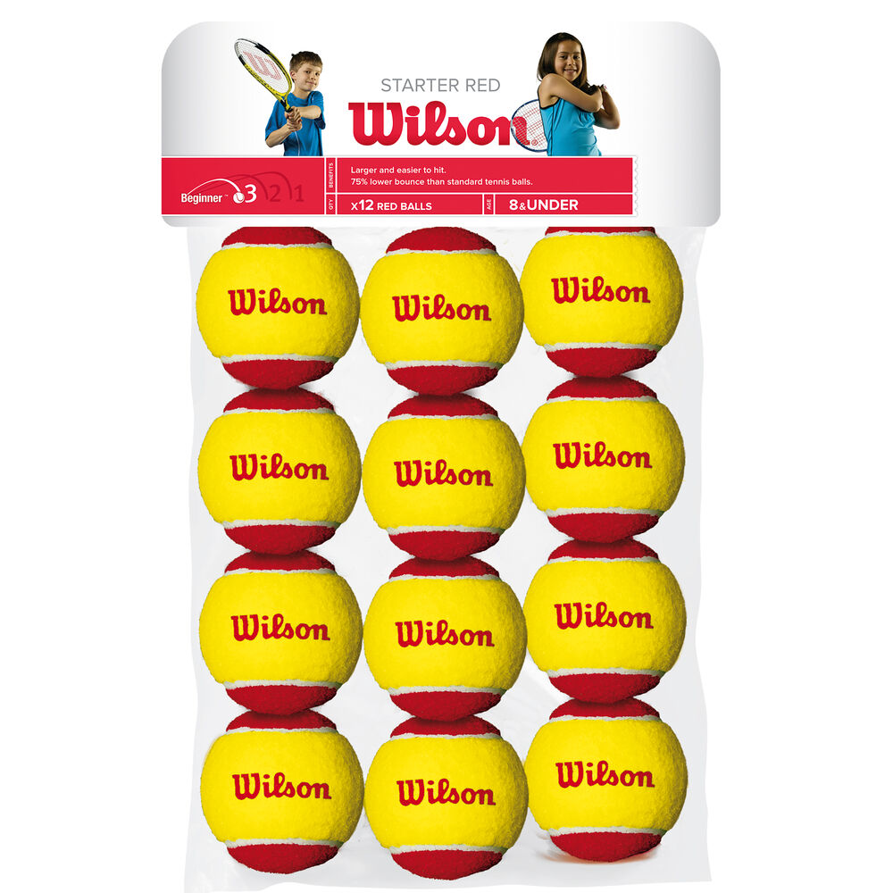 Wilson Starter Red (Stage 3) Sac De 12