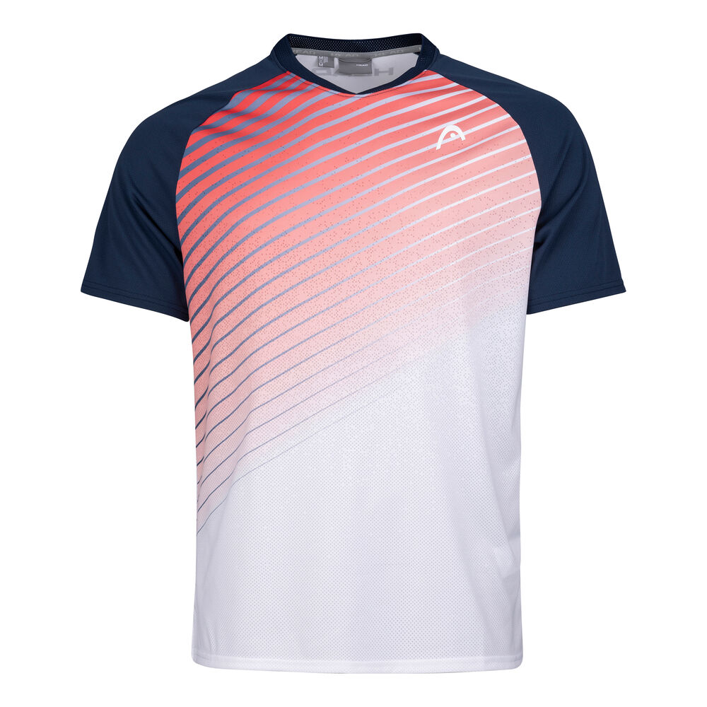 HEAD Performance T-shirt Hommes - Blanc , Multicouleur