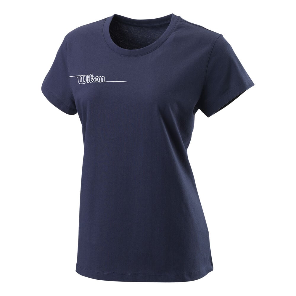 Wilson Team II Tech T-shirt Femmes - Bleu Foncé
