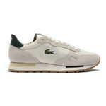 Chaussures Lacoste Lacoste Partner 70S Baskets Hommes-Blanc,Vert Fonc&eacute;