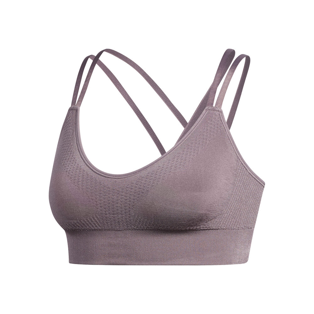 adidas All Me Primeknit FLW Soutien-gorge Sport Femmes - Lilas , Blanc