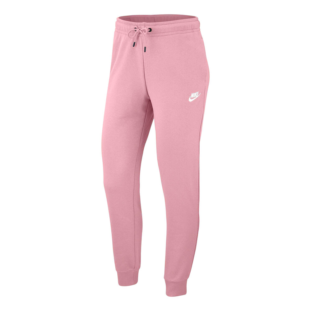 Nike Sportswear Essential Pantalon Survêtement Femmes - Pink , Blanc