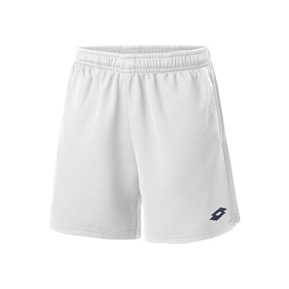 Lotto Squadra II 7 PL Shorts Garçons - Blanc , Bleu Foncé