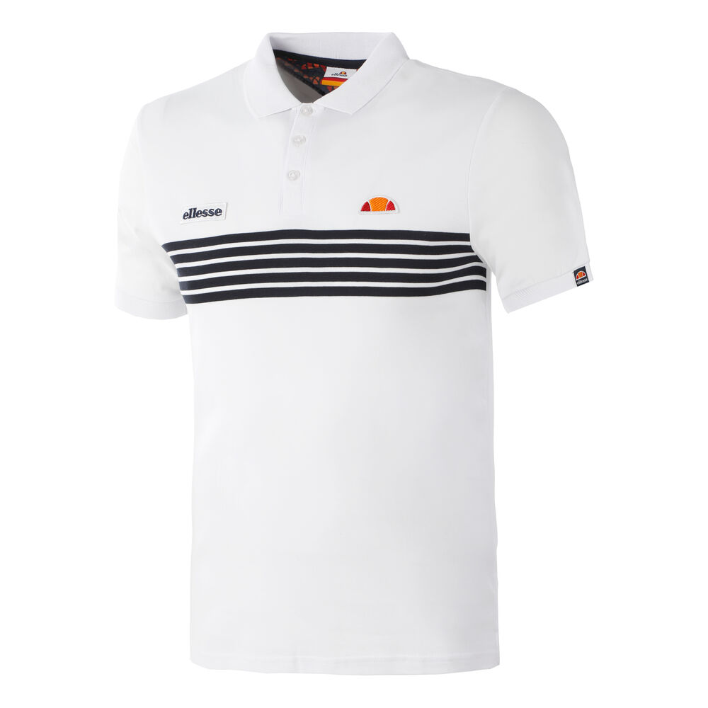 Ellesse Vanni Polo Hommes - Blanc , Bleu Foncé