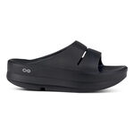Chaussures de running OOFOS OOFOS Oomega Chaussure De Récupération Femmes-Noir Mat