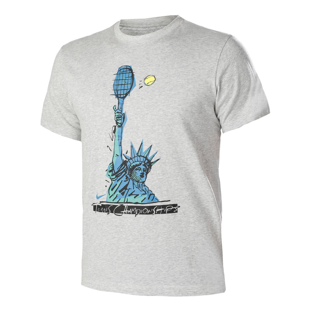 Nike Dri-Fit NYC Liberty T-shirt Hommes - Gris , Turquoise