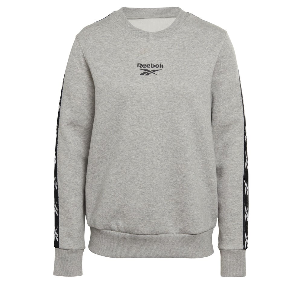 Reebok Tape Pack Crew Sweat-shirt Femmes - Gris Clair , Noir