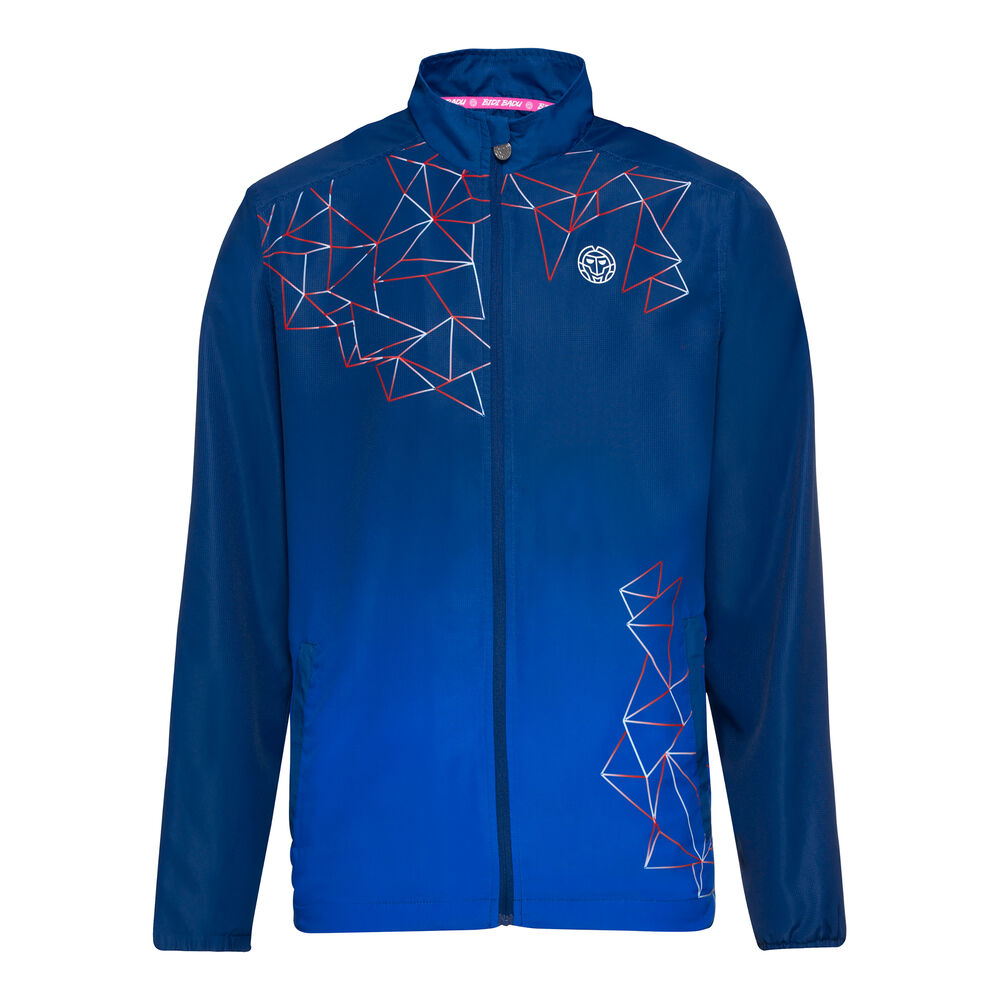 BIDI BADU Teku Tech Veste De Survêtement Hommes - Bleu Foncé , Rouge