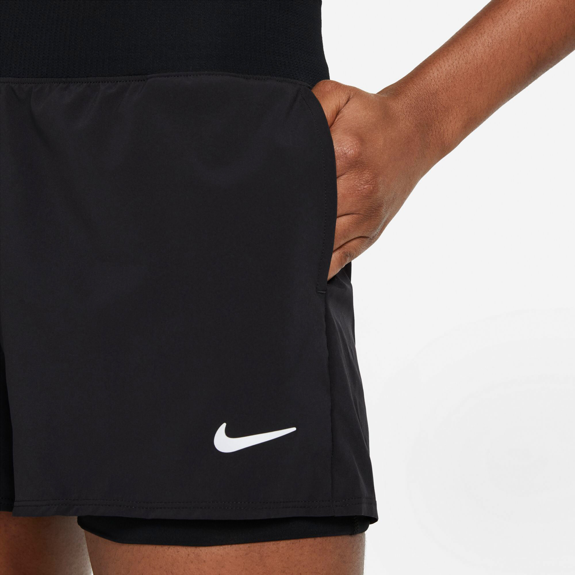 Short nike sales femme noir