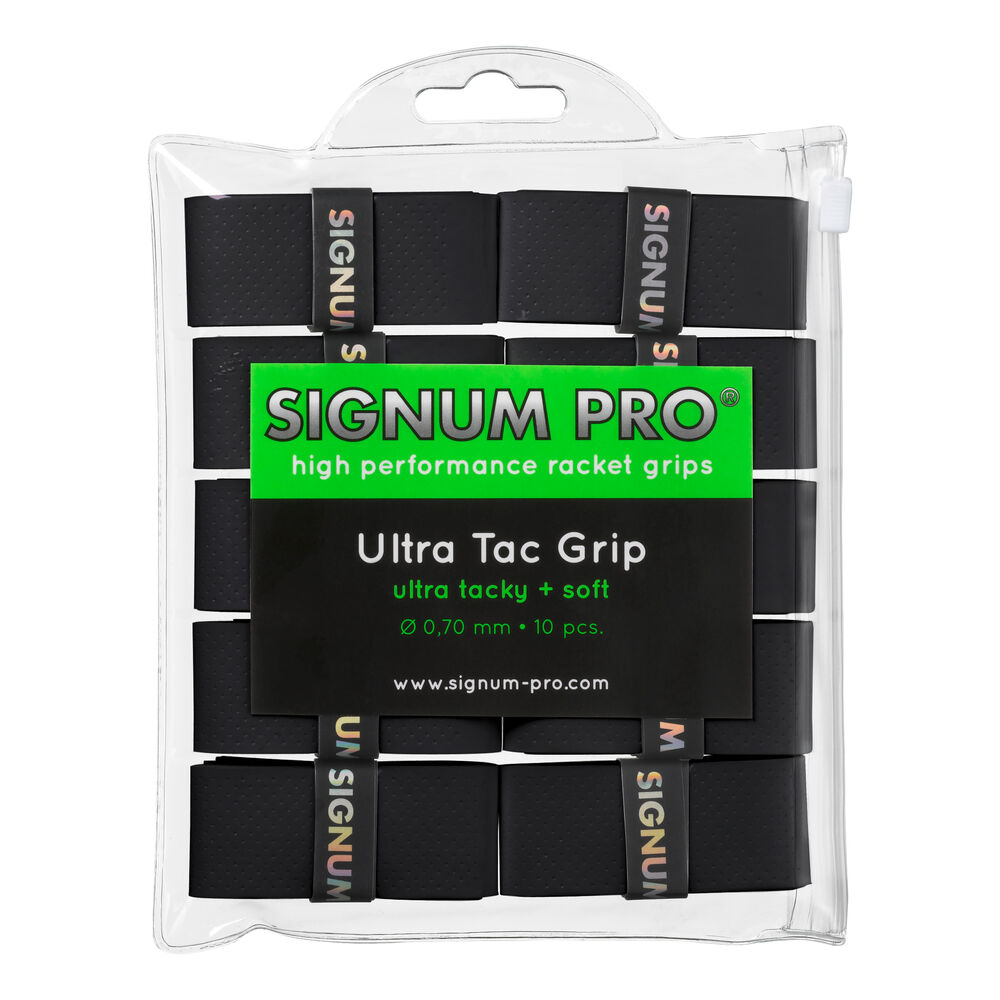 Signum Pro Ultra Tac Grip Pack De 10 - Noir
