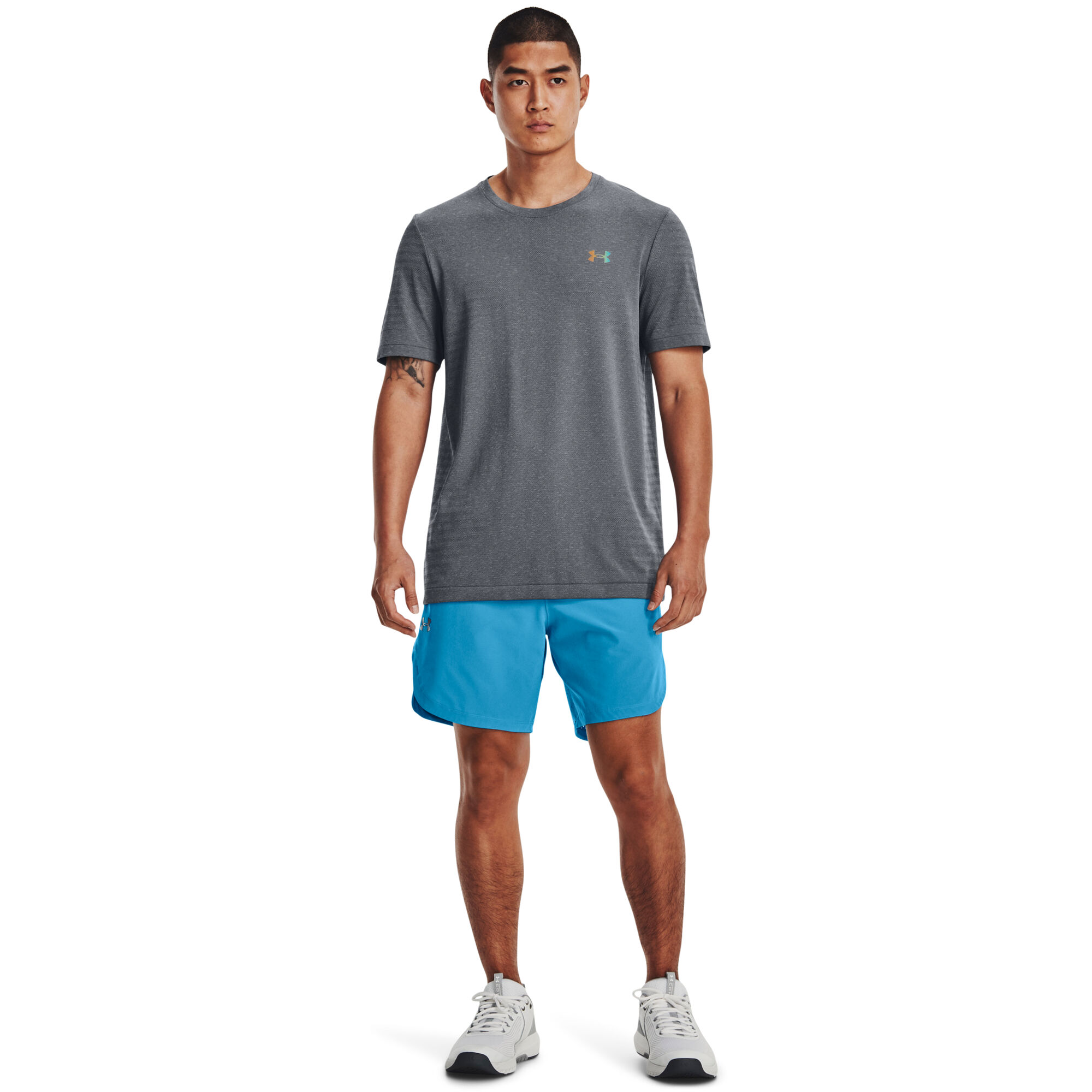 Shorts Bleu Under Armour pour homme