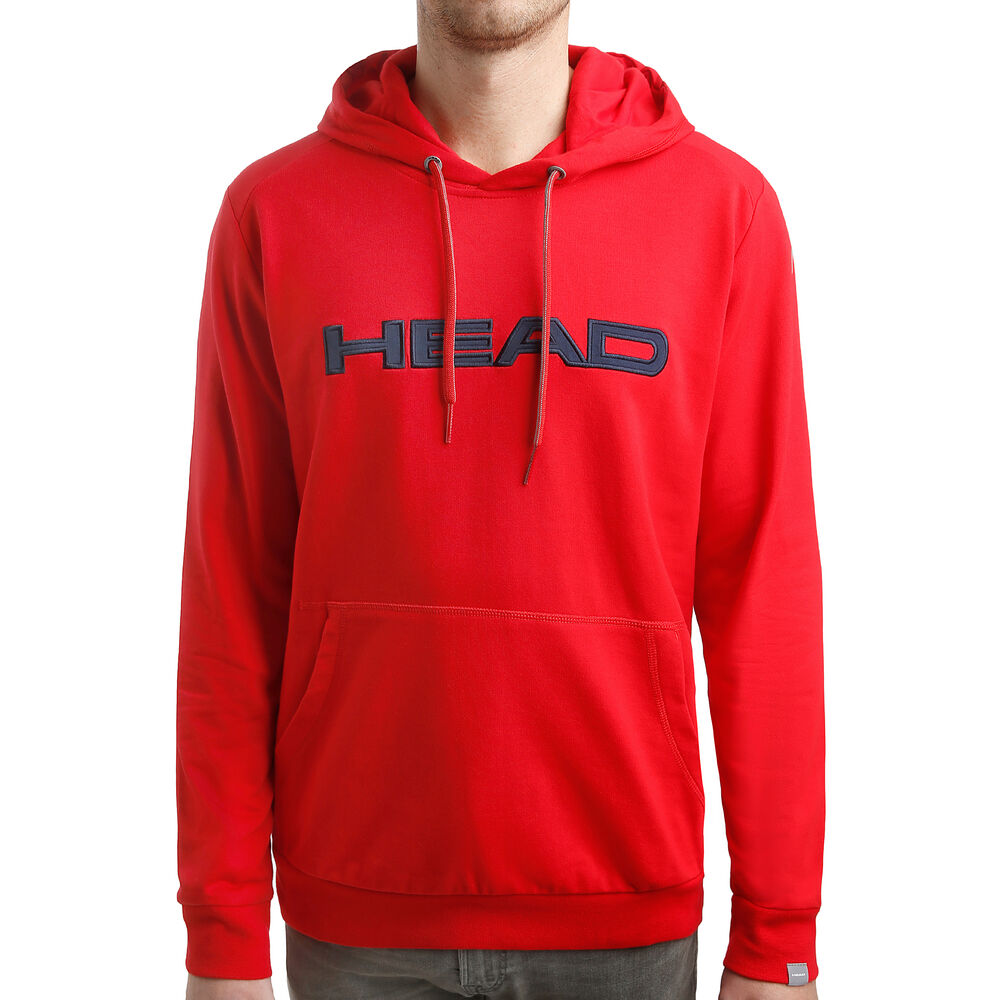 HEAD Club Byron Sweat à Capuche Hommes - Rouge , Bleu Foncé