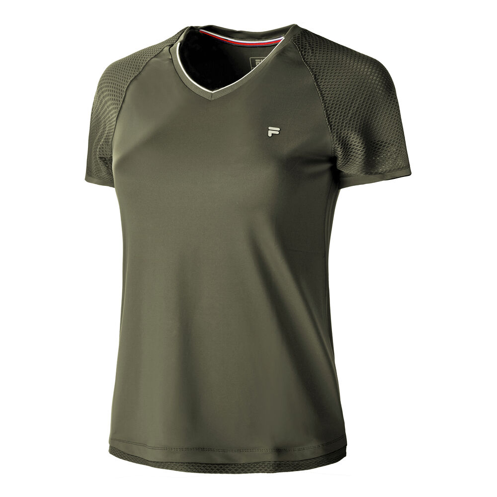 Fila Johanna T-shirt Femmes - Vert Foncé , Blanc