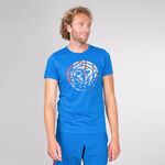 Vêtements BIDI BADU BIDI BADU Karabo Lifestyle T-shirt Hommes-Bleu