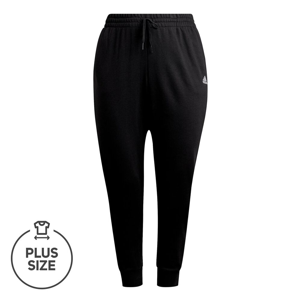 adidas Linear FT Plus Size Pantalon Survêtement Femmes - Noir , Blanc