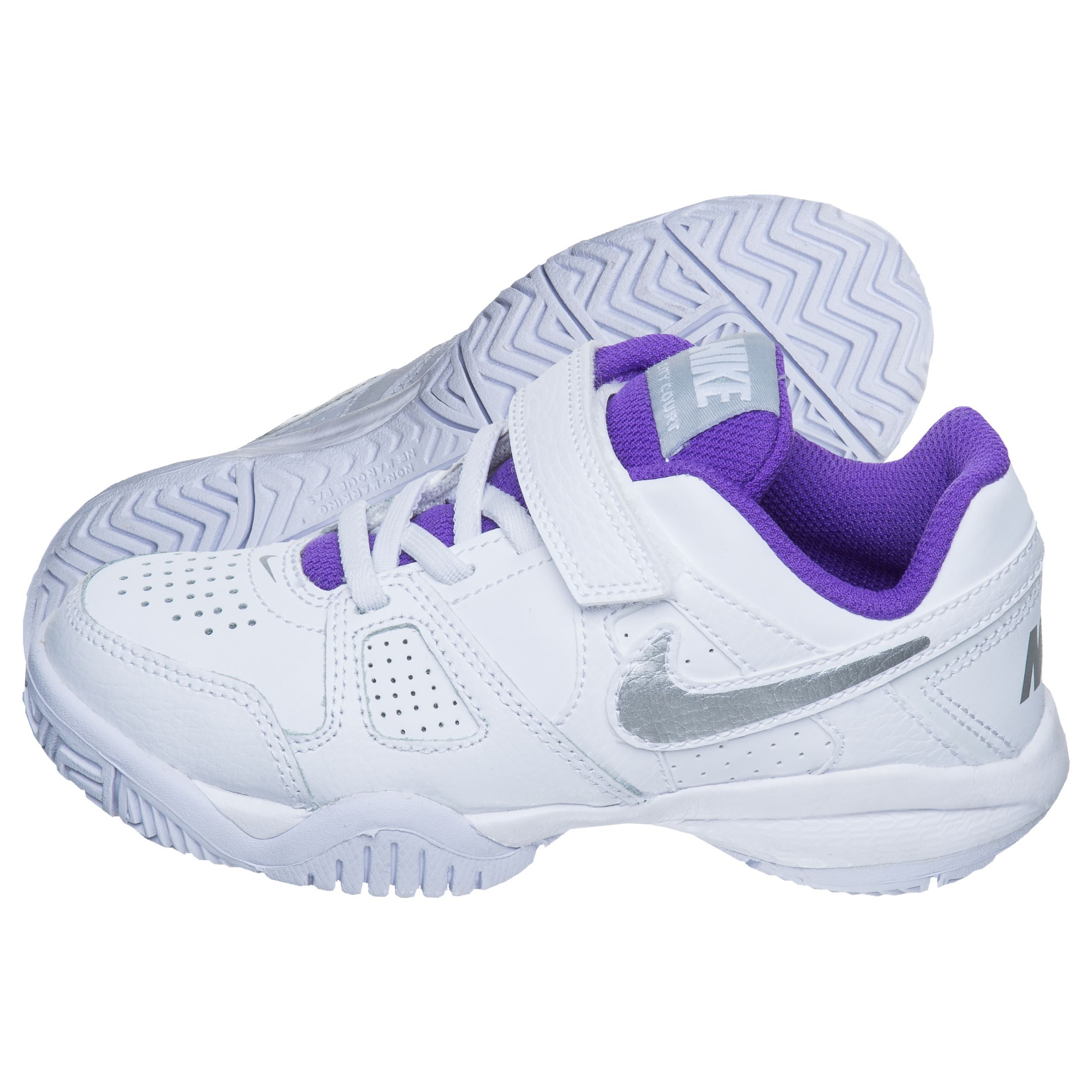 Buy Nike City Court 7 PSV Chaussures Toutes Surfaces Enfants Blanc Violet online Tennis Point FR