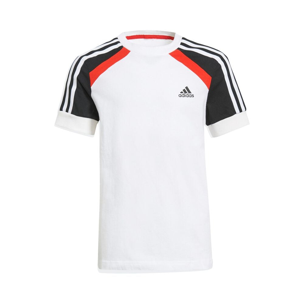 adidas Bold Elevated T-shirt Garçons - Blanc , Rouge