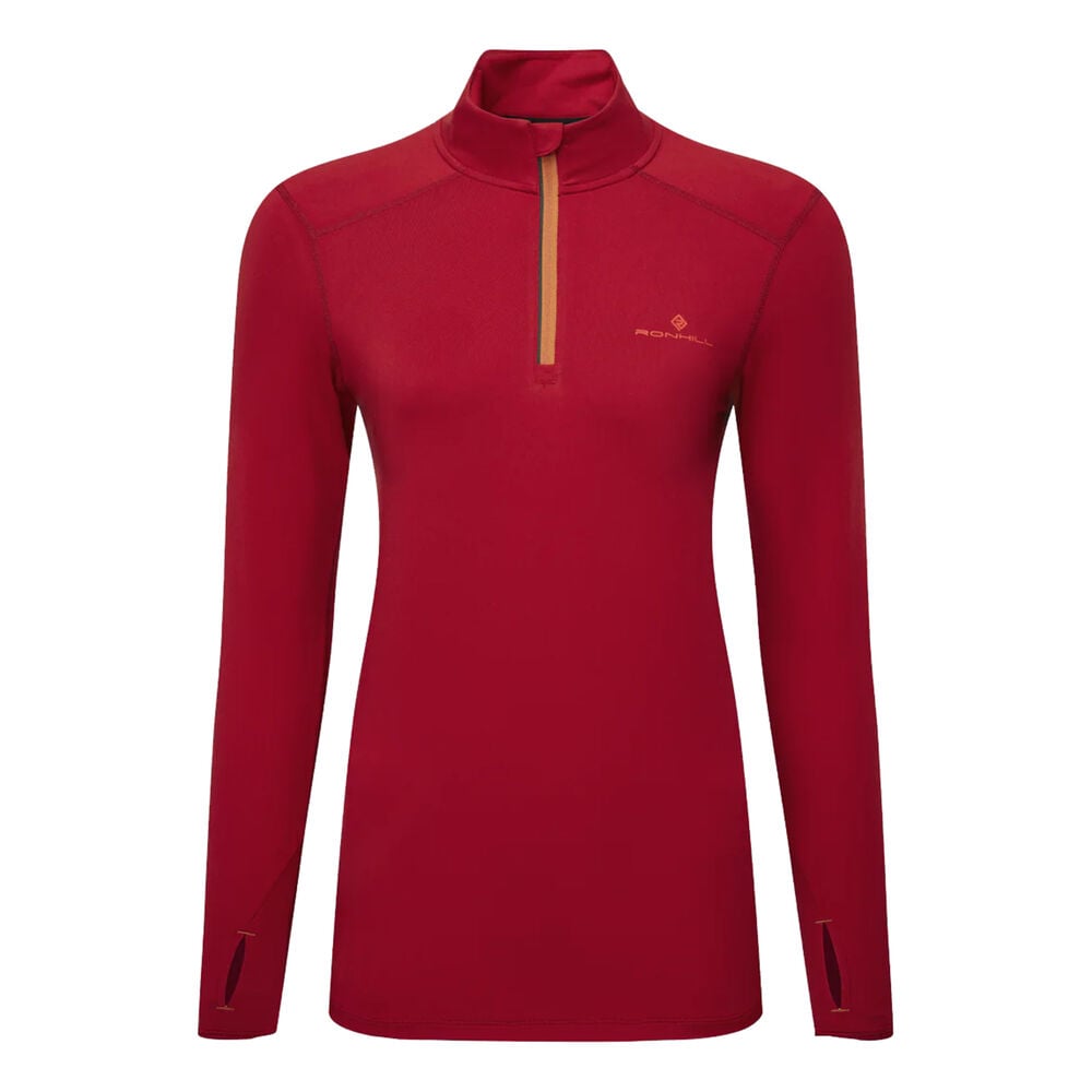 Ronhill Core Thermal 1/2 Zip Maillot De Course Femmes - Rouge