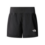 Vêtements The North Face The North Face Sunriser 4in Short De Running Femmes-Noir