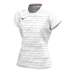 V&ecirc;tements de tennis Mizuno Mizuno Chiba T-shirt Femmes-Blanc