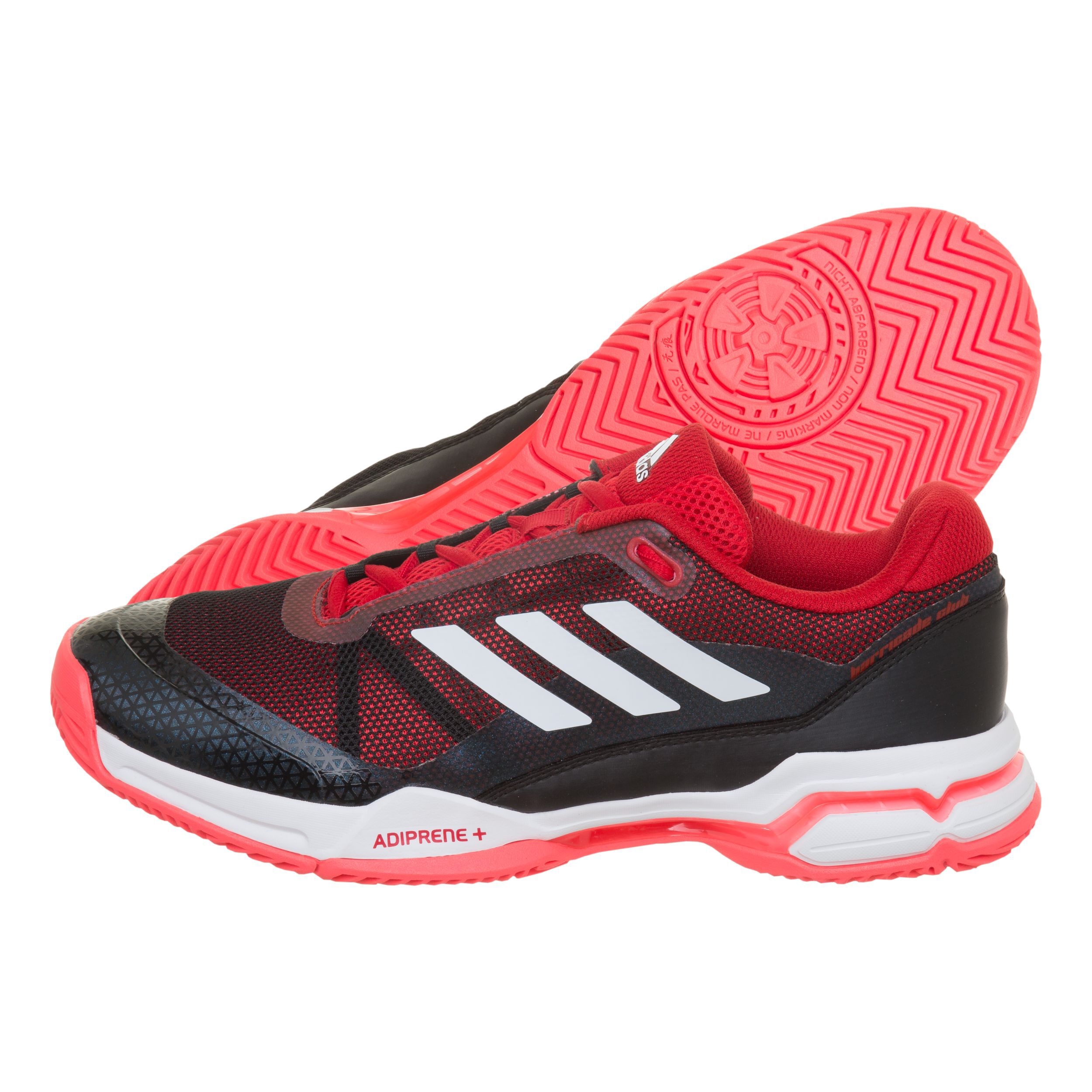 Barricade Club Chaussures Toutes Surfaces Hommes Noir Rouge