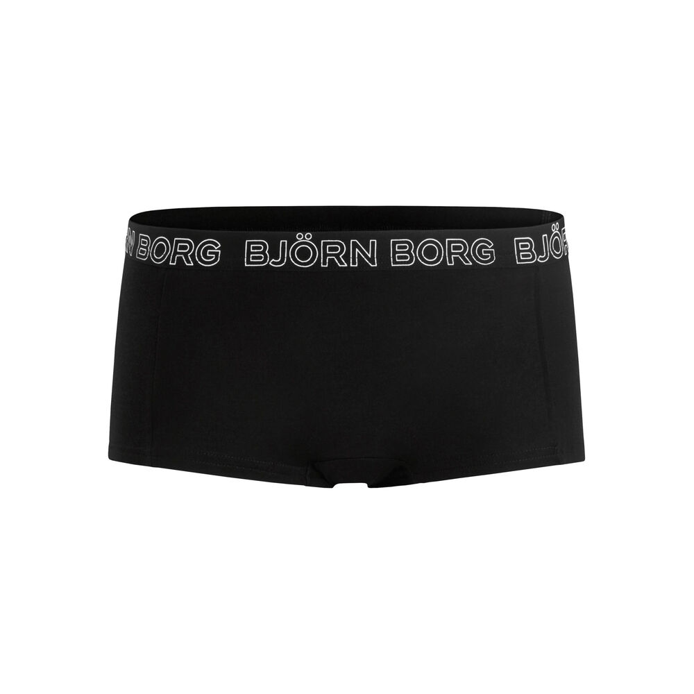 Björn Borg Solids Mia Shorts Panty Femmes - Noir , Blanc