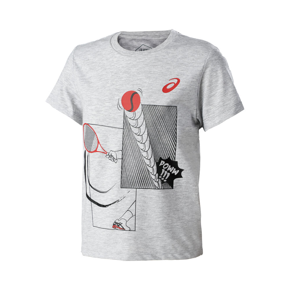 Asics T-shirt Garçons - Gris
